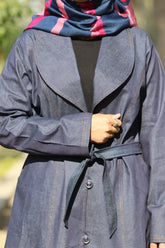 Denim Sherwani Short Coat